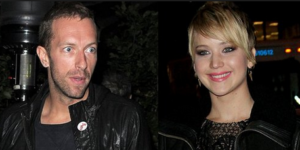 Jennifer Lawrence and Chris martin