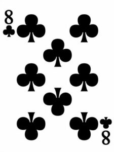 8 of clubs